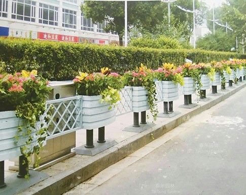 PVC花箱護欄 PVC花箱護欄