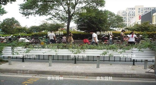 PVC花箱護欄 PVC花箱護欄